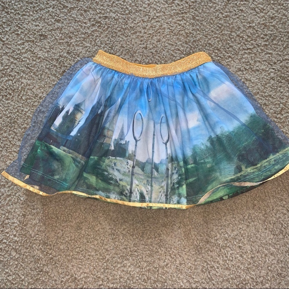 Harry Potter Quidditch Skirt, elastic waist, size 2T